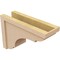 Ekena Millwork 6"W x 18"D x 12"H Classic Bryant Rough Cedar Woodgrain TimberThane Corbel, Primed Tan CORUR06X18X12BRYRCPR - alternate 4